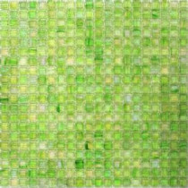 Breeze Green Apple 12-3/4 in. x 12-3/4 in. x 6 mm Glass Mosaic Tile