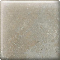 Sandalo Castillian Gray 2 in. x 2 in. Ceramic Radius Bullnose Corner Wall Tile