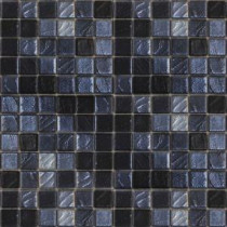Metalz Galena-1013 Mosaic Recycled Glass 12 in. x 12 in. Mesh Mounted Floor & Wall Tile (5 sq. ft. / case)