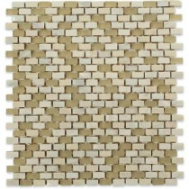 Paradox Occult 12 in. x 12 in. x 8 mm Mixed Materials Mosaic Floor and Wall Tile