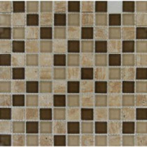 Pine Valley 12 in. x 12 in. x 8 mm Glass Stone Mesh-Mounted Mosaic Tile