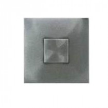 Urban Metals Stainless 2 in. x 2 in. Composite Dot Geo Wall Tile