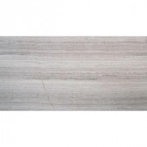 White Oak 12 in. x 24 in. Polished Limestone Floor and Wall Tile (10 sq. ft. / case)