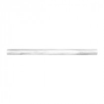 Icicle 3/4 in. x 11-7/8 in. Marble Dome Wall Tile