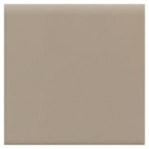 Matte Uptown Taupe 4-1/4 in. x 4-1/4 in. Ceramic Bullnose Wall Tile