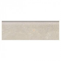 Developed by Nature Pebble 2 in. x 6 in. Glazed Ceramic Wall Bullnose Tile