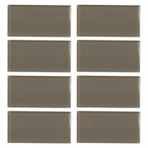 Fieldstone Gloss 3 in. x 6 in. Glass Wall Tile (8 pieces / pack)