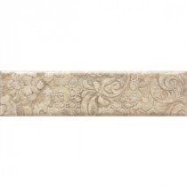 Del Monoco Tatiana Noce 3 in. x 13 in. Glazed Porcelain Decorative Accent Floor and Wall Tile