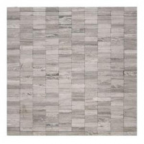 Post Modern Haisa Light 12 in. x 12 in. x 6.35 mm Marble Mesh-Mounted Mosaic Wall Tile (10 sq. ft. / case)
