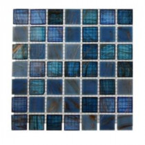 Bahama Blue Glass Tile - 3 in. x 6 in. x 8 mm Tile Sample