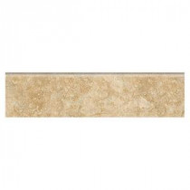 Fantesa Cameo 3 in. x 12 in. Glazed Porcelain Floor and Wall Bullnose Tile