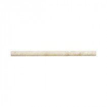 1 in. x 12 in. Cappuccino Marble Dome Trim