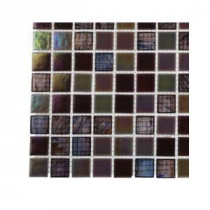 Rainbow Fish Glass Mosaic Floor and Wall Tile - 3 in. x 6 in. x 8 mm Tile Sample