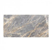 Academy Grey 3 in. x 6 in. Marble Wall Tile (8-Pack)