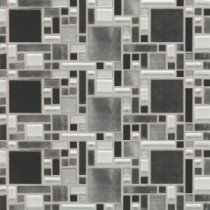 Fashion Accents Nickel Fortress Blend 12 in. x 12 in. Glass and Stone Blend Mosaic Wall Tile