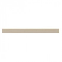 Identity Matte Cashmere Gray 5/8 in. x 10 in. Ceramic Accent Wall Tile