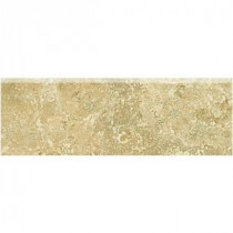 Fantesa Cameo 3 in. x 12 in. Glazed Porcelain Bullnose Floor and Wall Tile