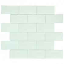 Siberian Gloss 11-5/8 in. x 12-5/8 in. x 8 mm Glass Mosaic Tile