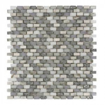 Paradox Puzzle 12 in. x 12 in. x 8 mm Mixed Materials Mosaic Floor and Wall Tile