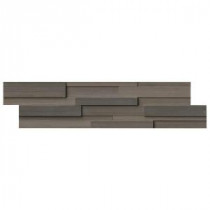 Brown Wave 3D Ledger Panel 6 in. x 24 in. Honed Travertine Wall Tile (10 cases / 60 sq. ft. / pallet)
