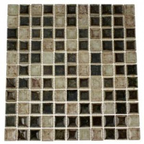 Roman Selection IL Fango 12 in. x 12 in. x 8 mm Glass Mosaic Floor and Wall Tile