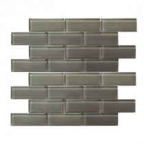 Mardi Gras Toulouse Pewter 12 in. x 12 in. x 6 mm Glass Mesh-Mounted Mosaic Tile (10 sq. ft. / case)