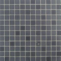 Self Adhesive Gray 12 in. x 12 in. x 5 mm Glass Mosaic Tile