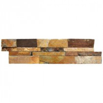 California Gold Ledger Panel 6 in. x 24 in. Natural Slate Wall Tile (5 cases / 20 sq. ft. / Pallet)