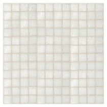 Egyptian Glass Cotton 12 in. x 12 in. x 6 mm Glass Face-Mounted Mosaic Wall Tile