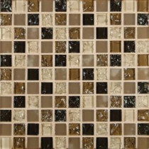 Pacific Dunes 12 in. x 12 in. x 8 mm Glass Mesh-Mounted Mosaic Tile