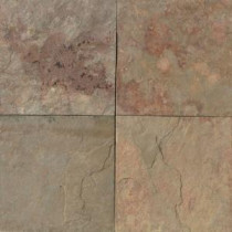 Natural Stone Collection China Apricot 12 in. x 12 in. Slate Floor and Wall Tile (10 sq. ft. / case)