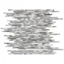 Noble 11-3/4 in. x 11-3/4 in. x 8 mm Metal Pencil Mosaic Tile