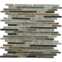 Paradise Utopia 12 in. x 12 in. x 8 mm Glass Mosaic Tile