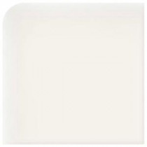 Semi-Gloss Arctic White 2 in. x 2 in. Ceramic Bullnose Outcorner Wall Tile