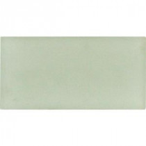 Arctic Ice 6 in. x 12 in. Glass Wall Tile