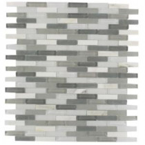 Cleveland Severn Mini Brick 10 in. x 11 in. x 8 mm Mixed Materials Mosaic Floor and Wall Tile