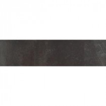 Cityscape Carbon 3 in. x 12 in. Glazed Porcelain Bullnose Floor and Wall Tile
