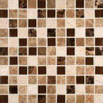 Ibiza Blend 12 in. x 12 in. x 8 mm Glass Stone Mesh-Mounted Mosaic Tile (10 sq. ft. / case)