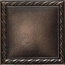 Ion Metals Antique Bronze 4-1/4 in. x 4-1/4 in. Composite of Metal Ceramic and Polymer Rope Accent Tile
