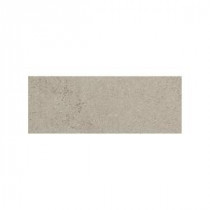 City View Skyline Gray 3 in. x 12 in. Porcelain Bullnose Floor and Wall Tile