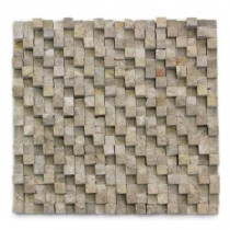 Cubist DuChamp 12 in. x 12 in. Marble Natural Stone Mosaic Wall Tile (5 sq. ft. / case)
