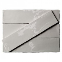 Catalina Gris 3 in. x 12 in. x 8 mm Ceramic Floor and Wall Subway Tile (4 Tiles Per Unit)
