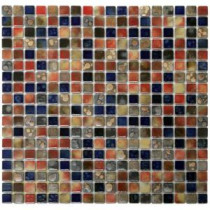Terrene Calypso 12 in. x 12 in. x 6 mm Porcelain Mesh-Mounted Mosaic Tile (10 sq. ft. / case)